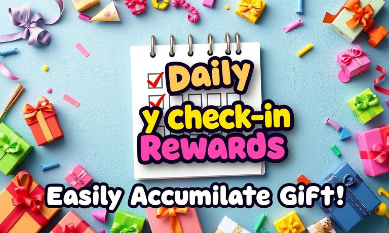 每日簽到獎勵，輕鬆累積禮物！