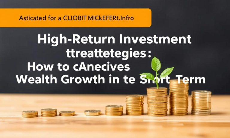 高回報投資策略：如何在短期內實現財富增值